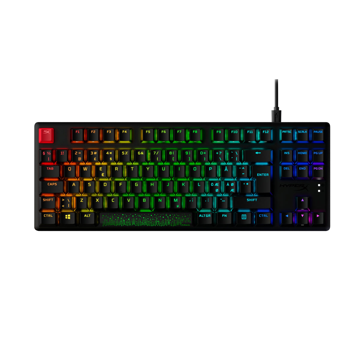 EAN 0196548062249 - HyperX Alloy Origins Core PBT HX Red Gaming Keyboard teclado Juego USB Negro imagen 1