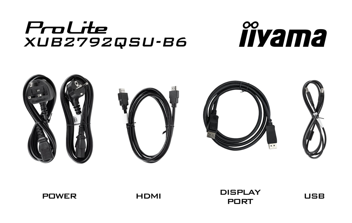 EAN 4948570122615 - iiyama ProLite XUB2792QSU-B6 pantalla para PC 68,6 cm (27") 2560 x 1440 Pixeles Quad HD LED Negro imagen 16
