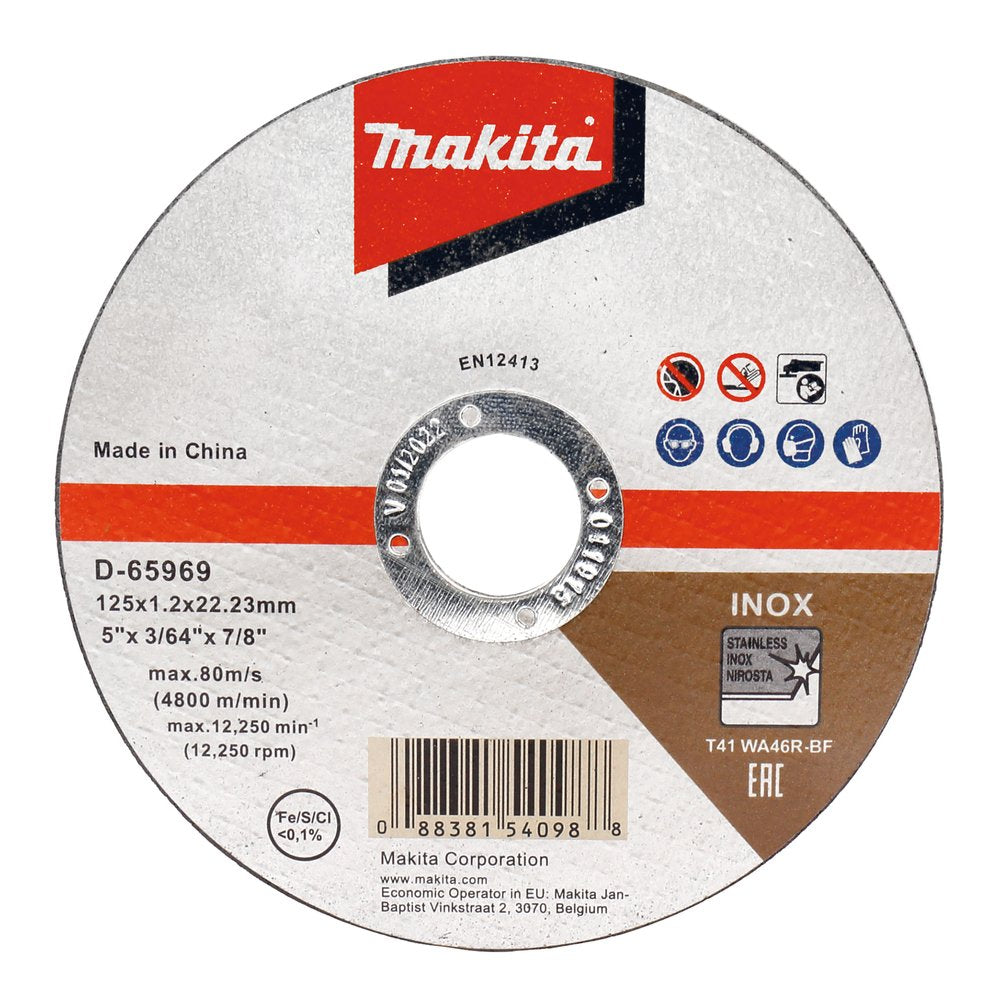 Discos De Corte Makita Ø 125mm D-65969-12