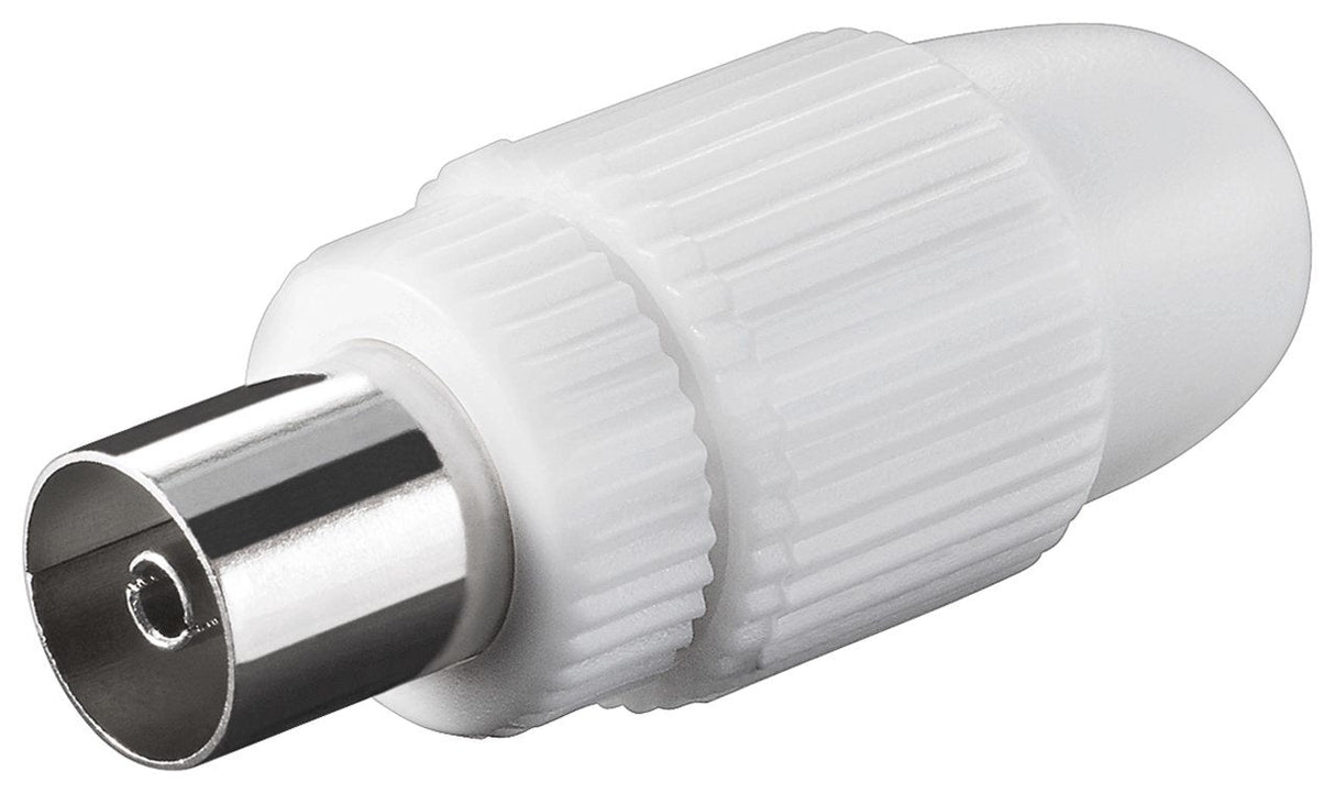 Tv Coaxial Plug 9.5 Mm Fem - Screw Type