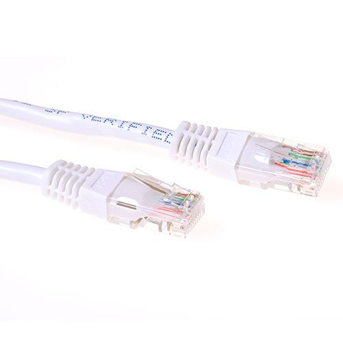 Blanco 15 Meter U Utp Cat6 Patch Cable With Rj45 Connectors