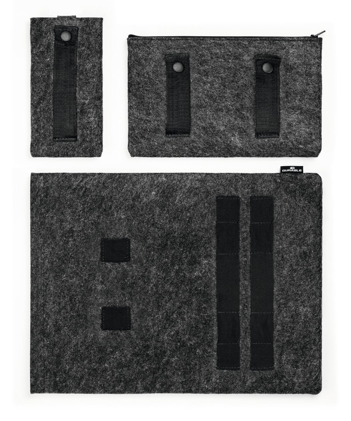 Durable Schutzhülle Multibag Effect 16.4'' Para Laptops Pet-Filz Anthrazit