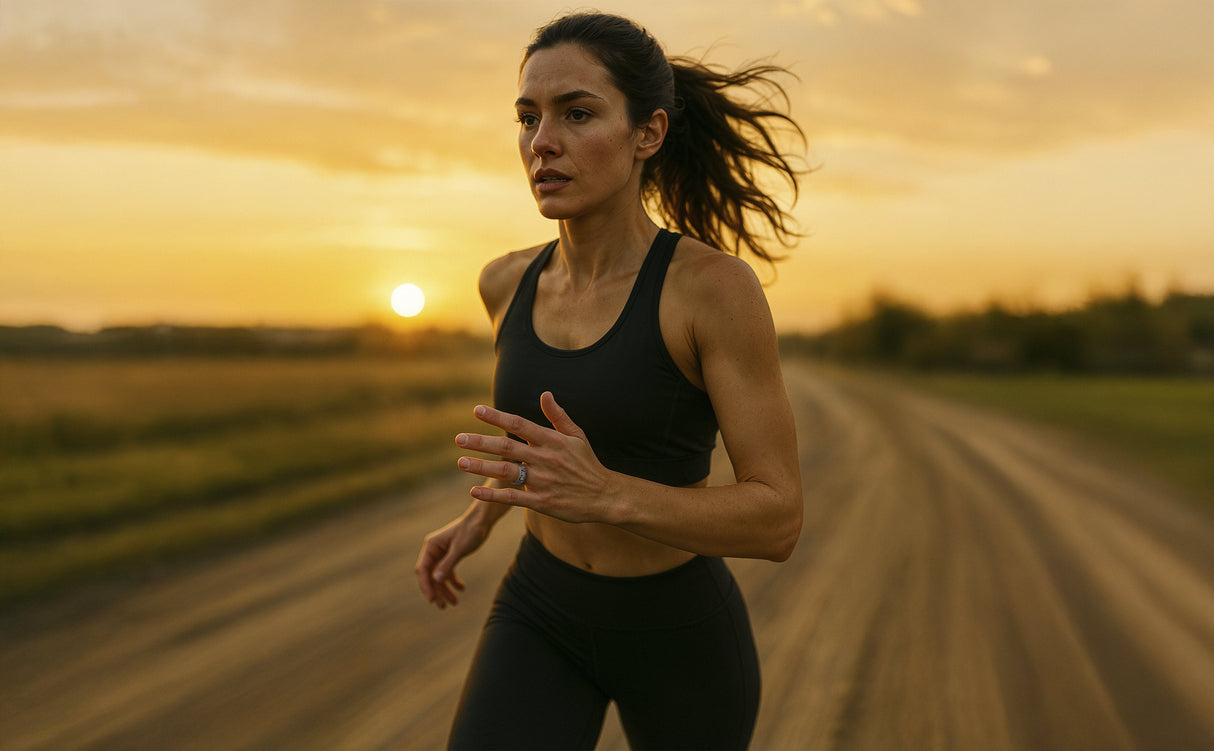 Leotec Smart Ring Kor Mau Negro Talla 10