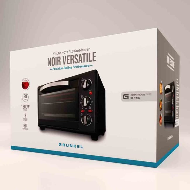 Horno De Sobremesa Grunkel Hr-28n Rm 1600w Capacidad 28l