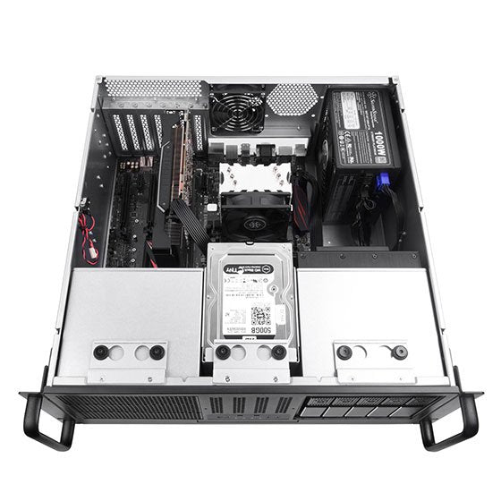 EAN 4710007229972 - Silverstone RM41-H08 Estante Negro imagen 18