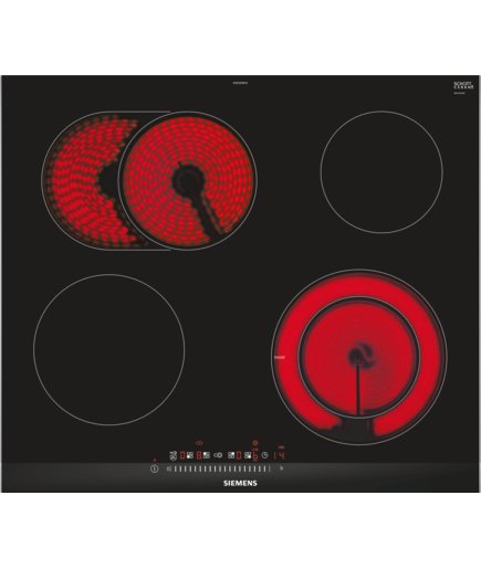 Siemens Et675fnp1e, Iq300, Hob Sobre Solticiente Negro/Aluminio, 60 Cm Et675fnp1e