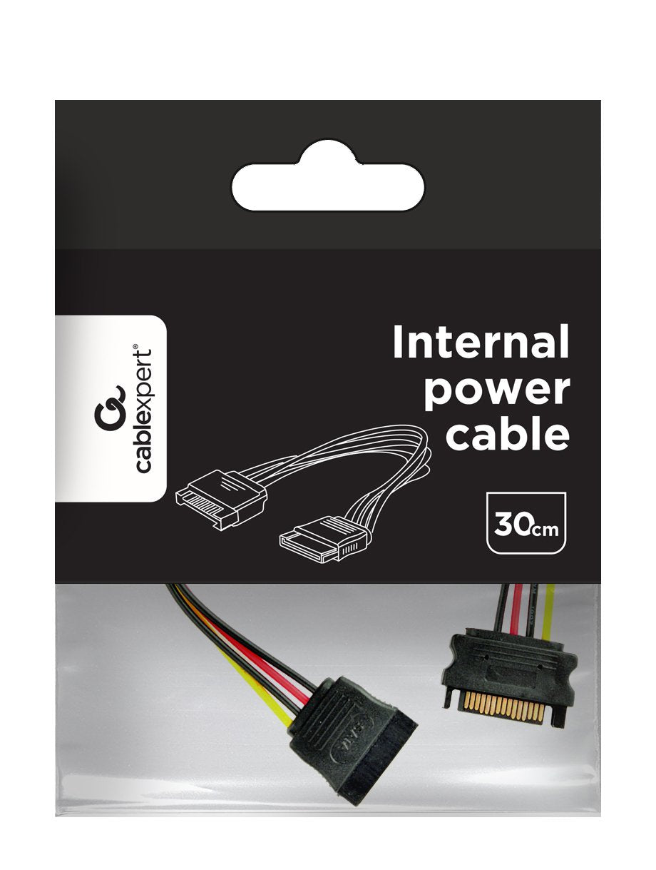 Gembird Cable Alim. Sata (M)-(H) Plano 0.15mts