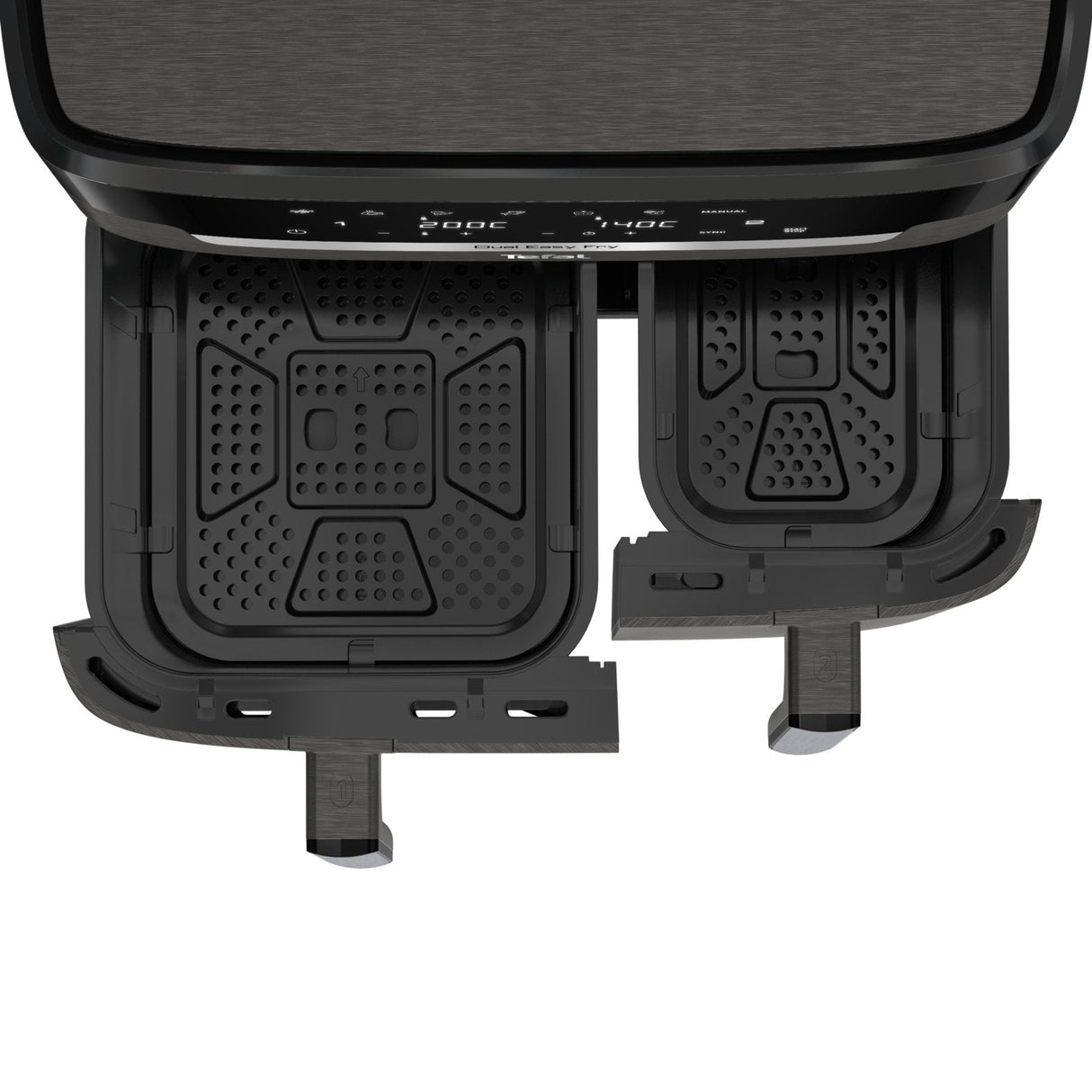 Tefal Easy Fry Dual Xxl Ey942he0 Freidora Doble 11 L Independiente 2020 W Freidora De Aire Caliente Gris