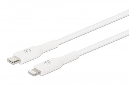 EAN 0766623394512 - Manhattan 394512 cable de teléfono móvil Blanco 1 m USB C Lightning imagen 1