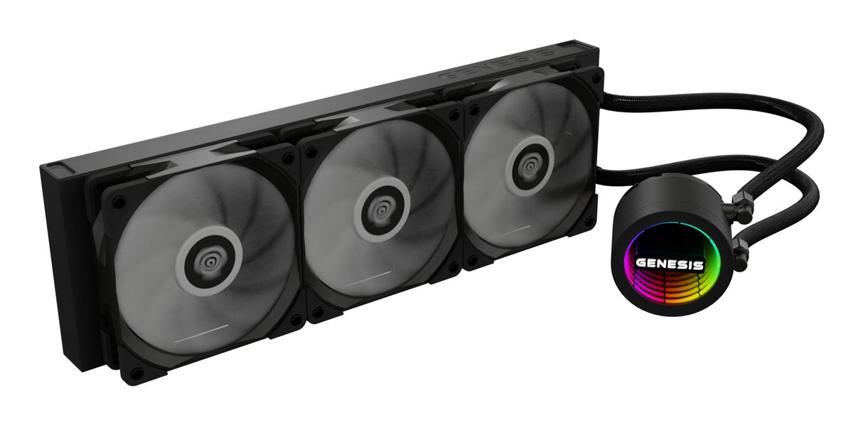 Refrigerador Liquido Cpu Genesis Refrigeracion Liquida Hydria 360 Argb 120mm + Pasta Termica