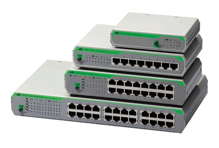 Allied Telesis At-Fs710/8-50 No Administrado Fast Ethernet (10/100) Gris