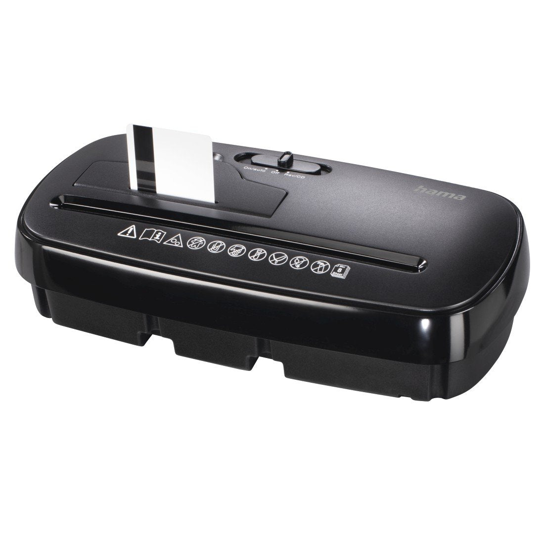 EAN 4007249505422 - Hama Basic S8CD triturador de papel Corte en tiras 70 dB 22 cm Negro imagen 5