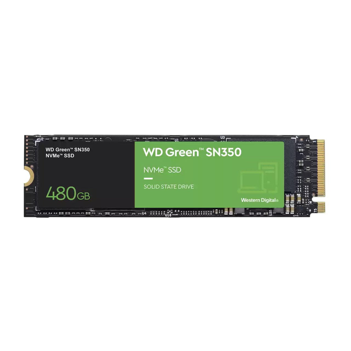Disco Ssd Western Digital Green Ssd 480gb Nvme M.2pcieint Gen3 X2 3y Warranty Sn350