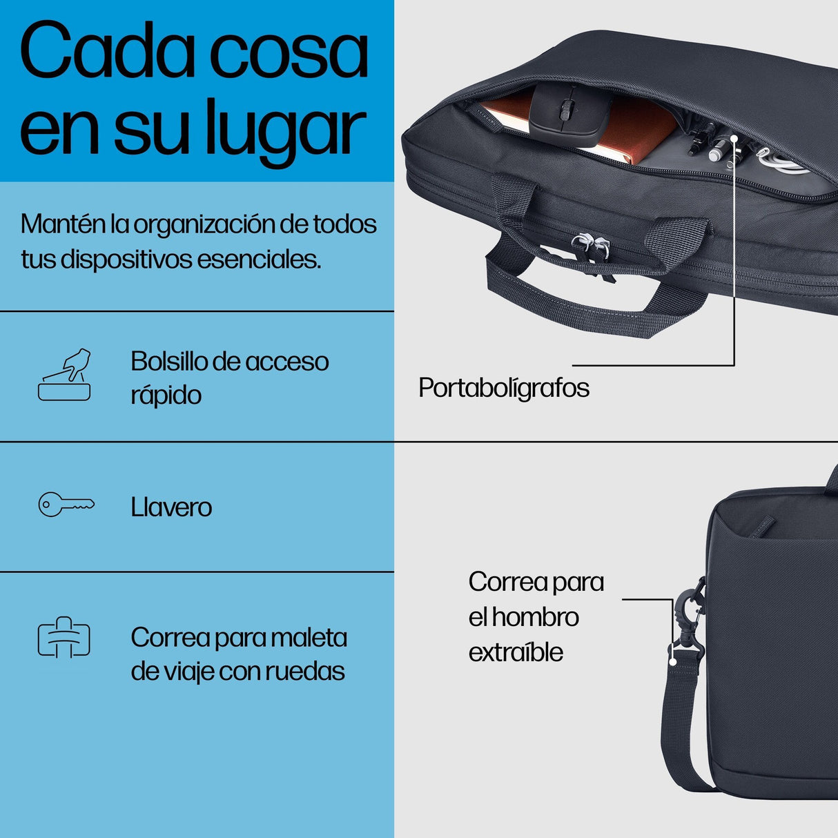 Hp Bolsa Everyday Odyssey Para Portatil De 16"