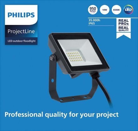 EAN 8719514954588 - Philips 8719514954588 Reflector Negro 10 W LED imagen 3