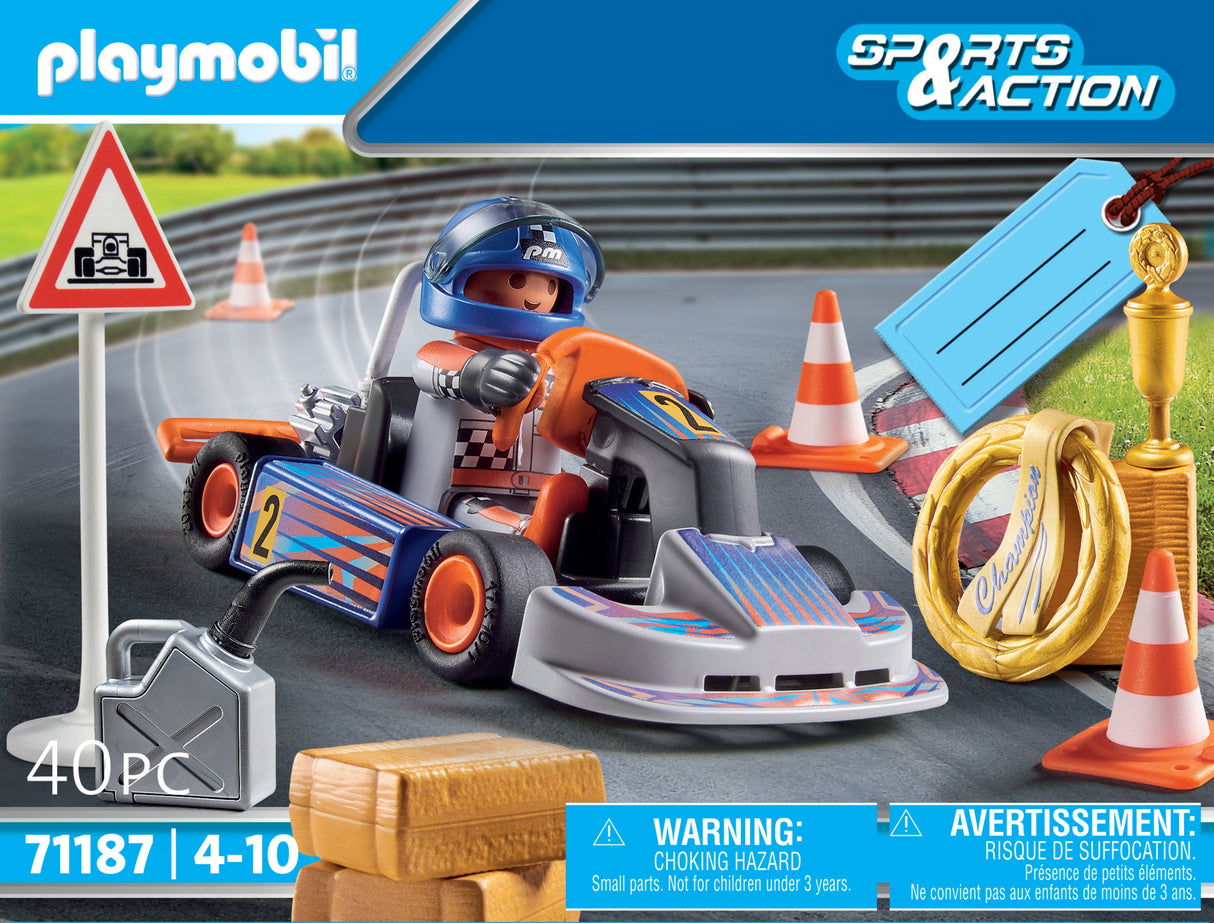 Playmobil 71187 Sports & Action Kart De Carreras