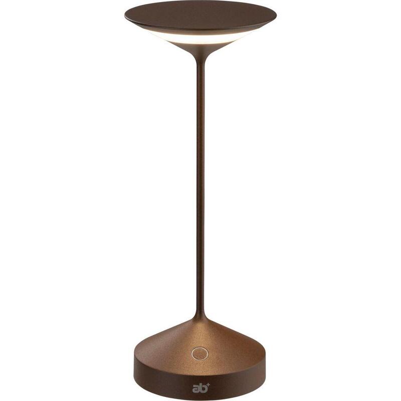 Ab+ By Abert Tempo Lámpara De Sobremesa Portátil Corten
