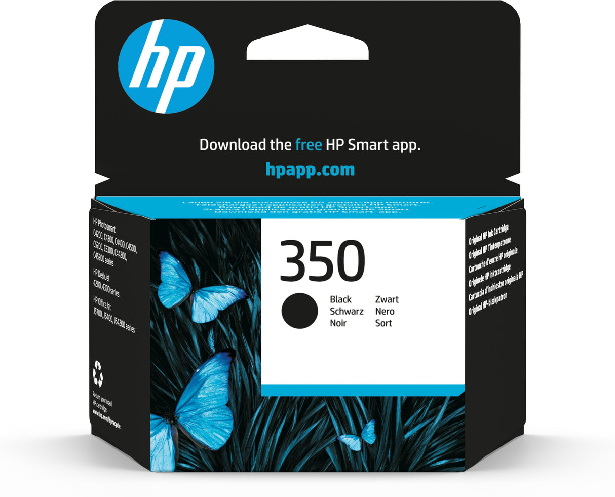 Hp Cartucho De Tinta Original 350 Negro(Cb335ee) Cartucho De Tinta Original Hp 350 Negro