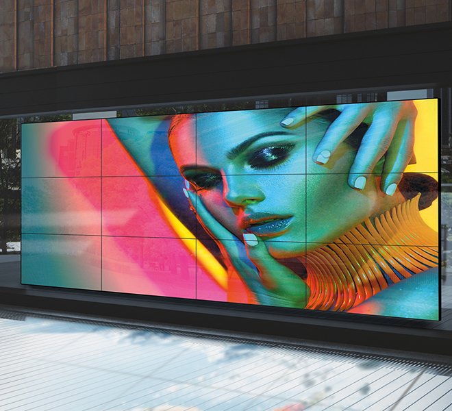 Ultra-Slim Pop-In, Pop-Out Videowall Mount With