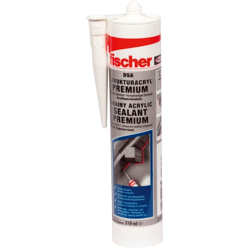 Fischer Acrílico Estructural Premium Dsa W 310ml, Sellador 512185
