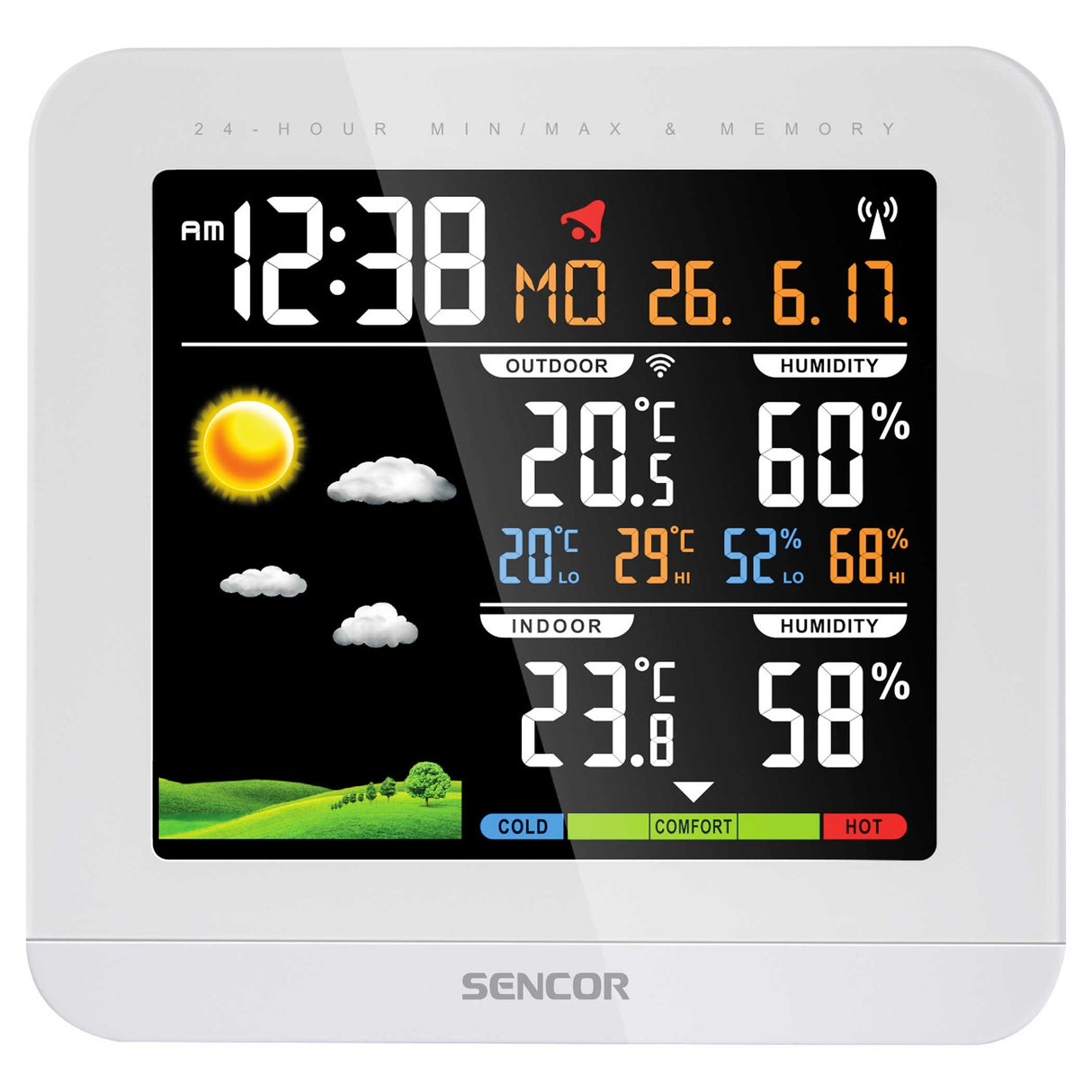 EAN 8590669269471 - Sencor SWS 5600 estación meteorológica digital Blanco LCD Batería imagen 2