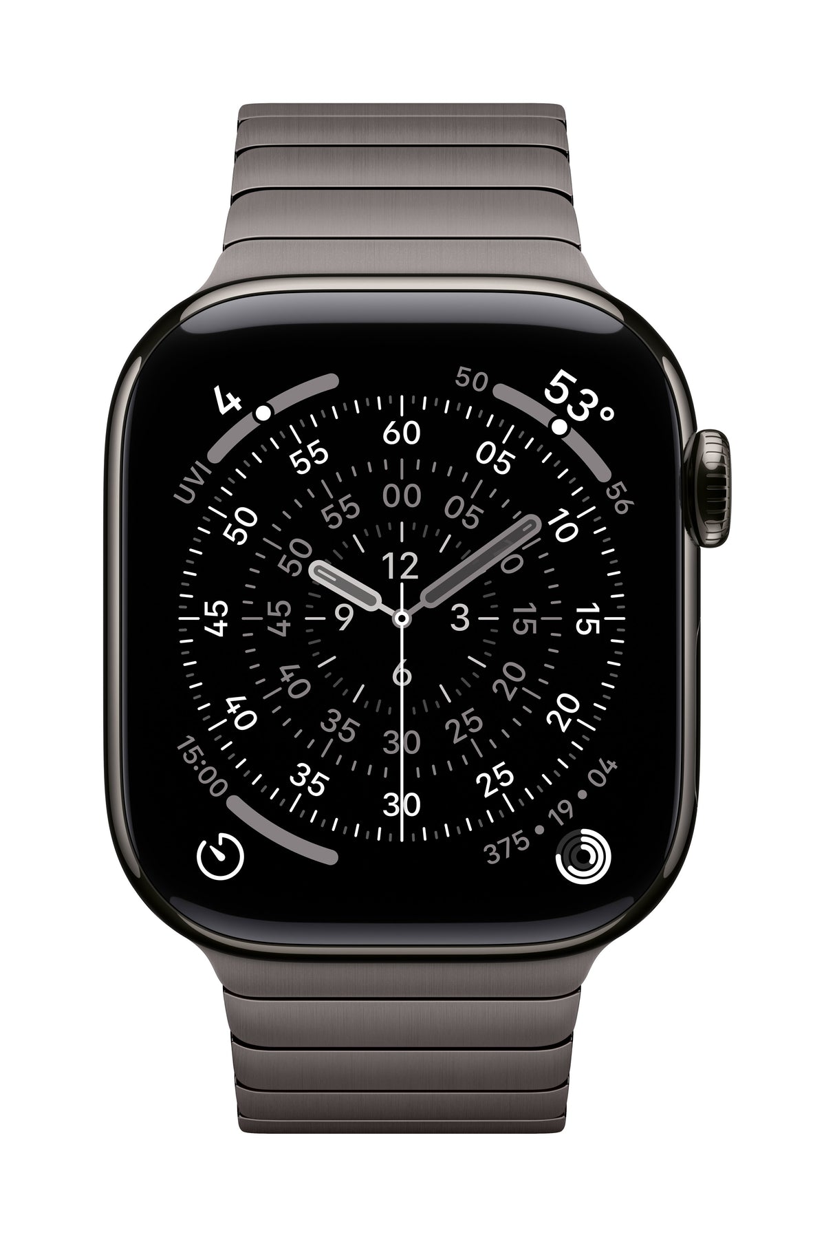 EAN 0195949658143 - Apple MXMD3ZM/A Accesorios para dispositivos vestibles inteligentes Grupo de rock Gris Acero inoxidable imagen 1