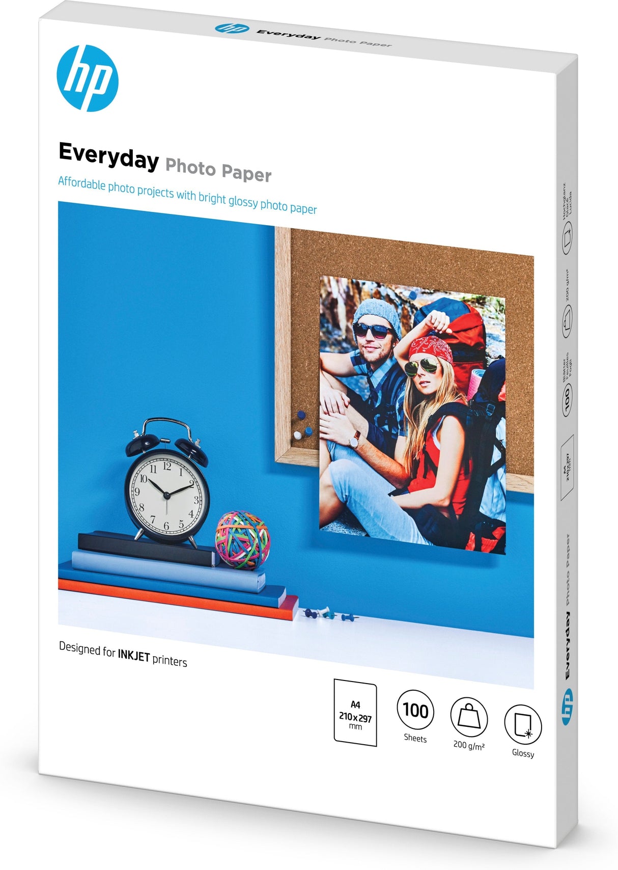 Papel Fotográfico Hp Everyday Q2510a Din A4 200g 100 Hojas