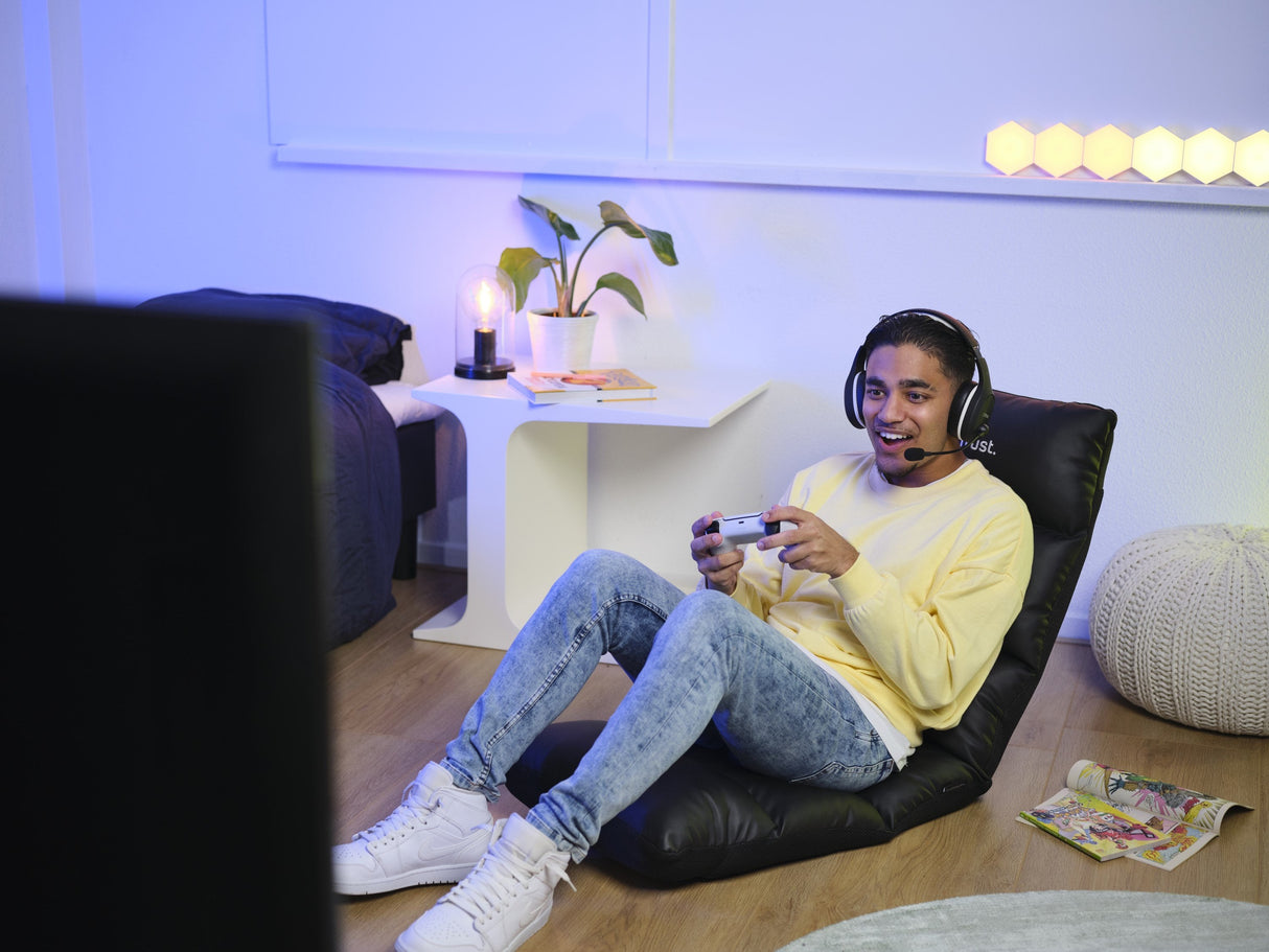 Trust Gxt 718 Rayzee Silla Gaming Asiento Acolchado Negro