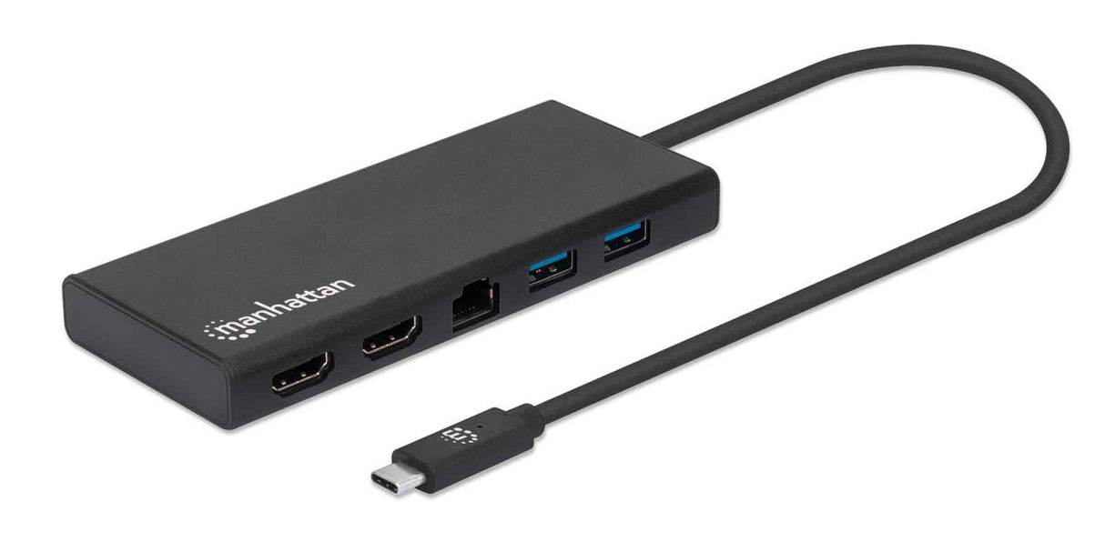 Convertidor Manhattan 152747 Usb-C 3.0 A Rj45 2x Hdmi
