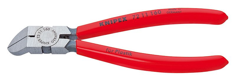 Alicates De Corte Knipex 72 11 160, Para Plástico, Alicates De Corte