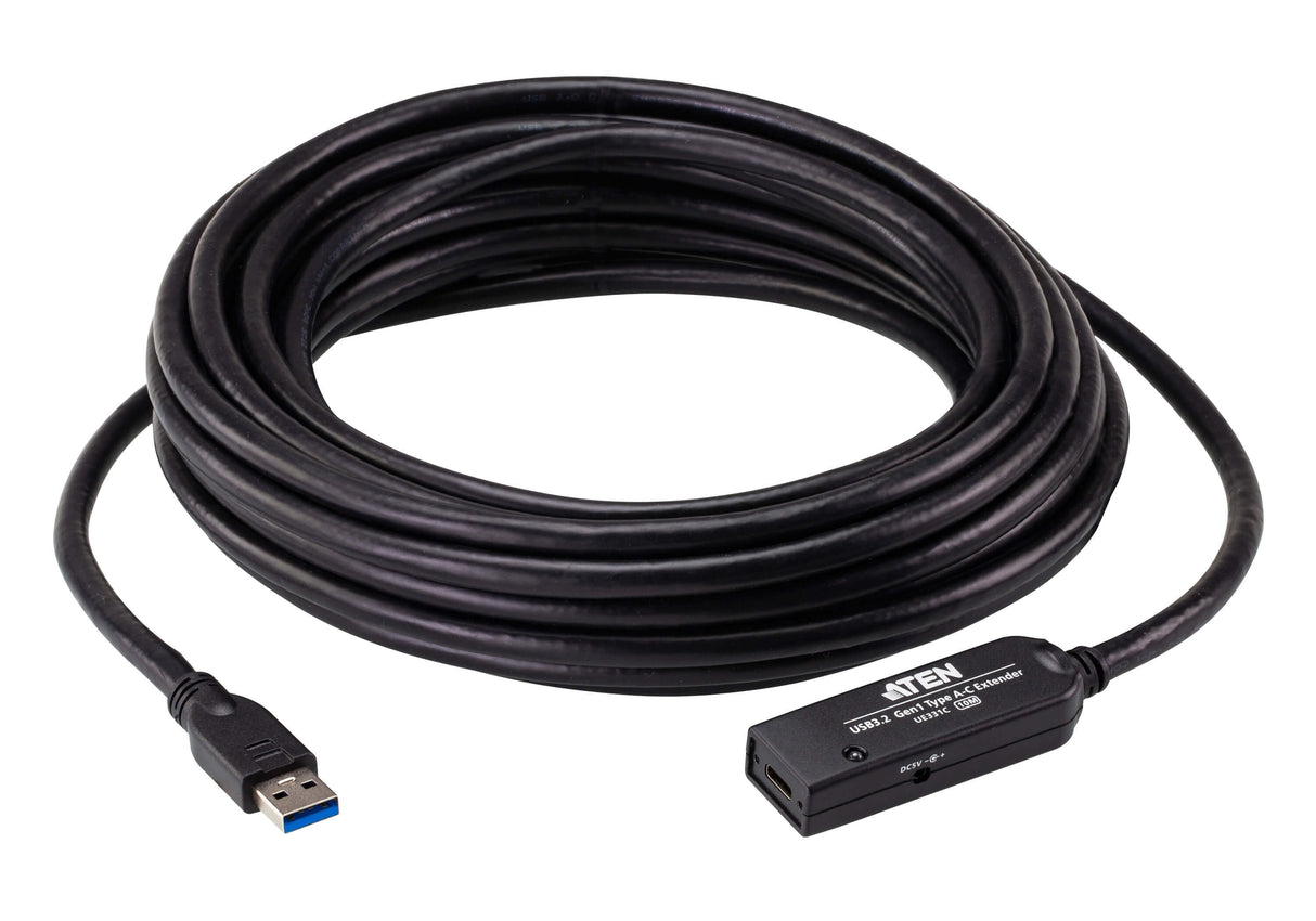 EAN 4710469342097 - ATEN UE331C-AT-G cable USB USB 3.2 Gen 1 (3.1 Gen 1) USB A USB C Negro imagen 1