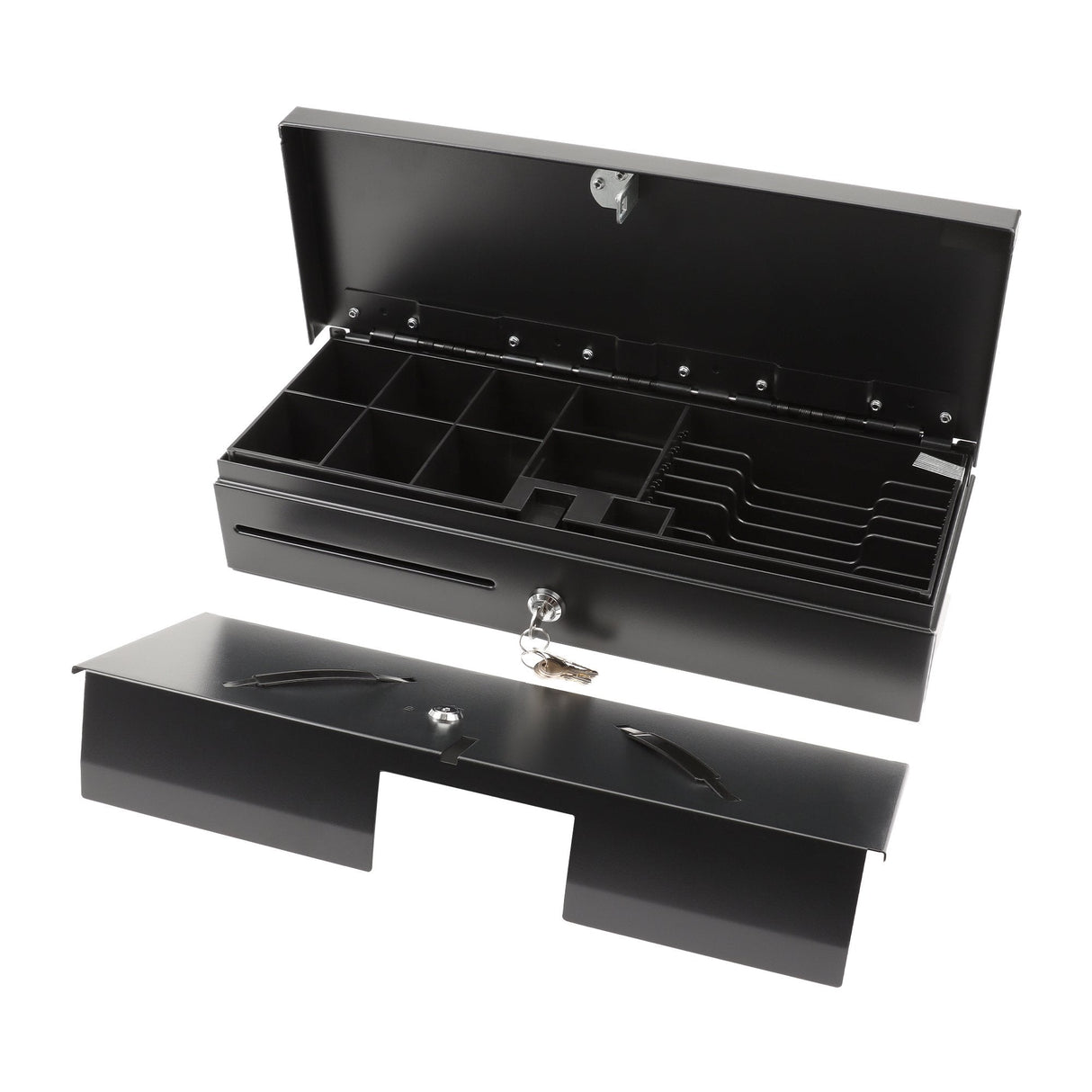 Olympia Hs 170 Cajón Para Dinero Con Cerradura, Compatible Con Rj12, 6 Billetes Y 8 Monedas, Metálica 46 X 17 X 10 Cm