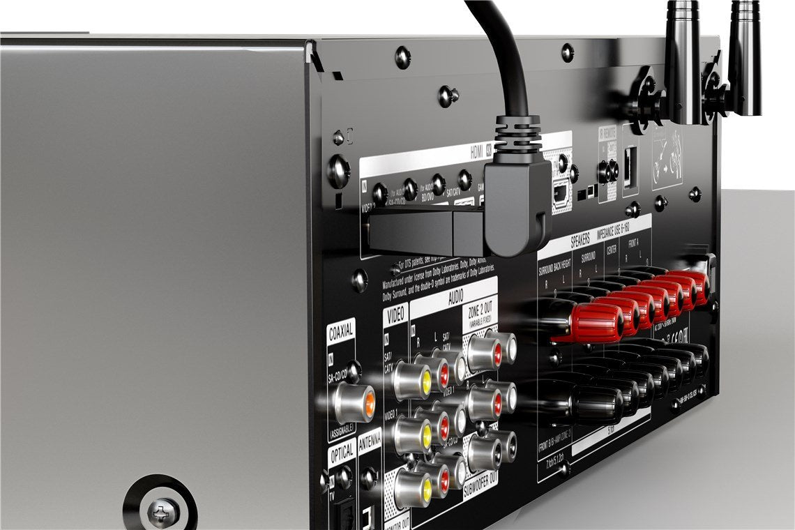 Cable Hdmi A-A  1,50 Metros Negro Articulado 4k 60hz   Cable Con Conectores Articulados 360º Serie 2.0 Goobay