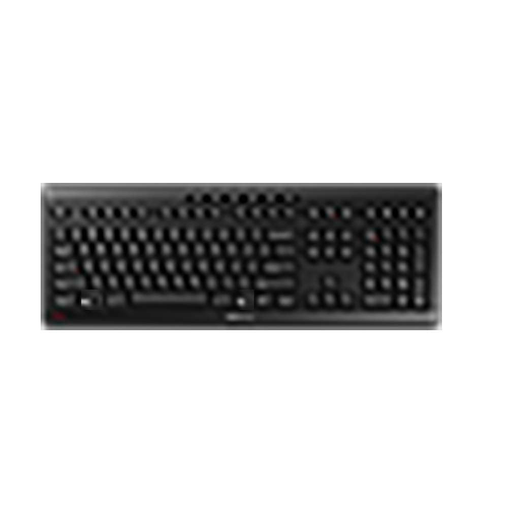 Teclado Ingles Cherry Stream Wireless Rf Inalámbrica + Usb Qwerty Internacional De Ee.Uu. Negro