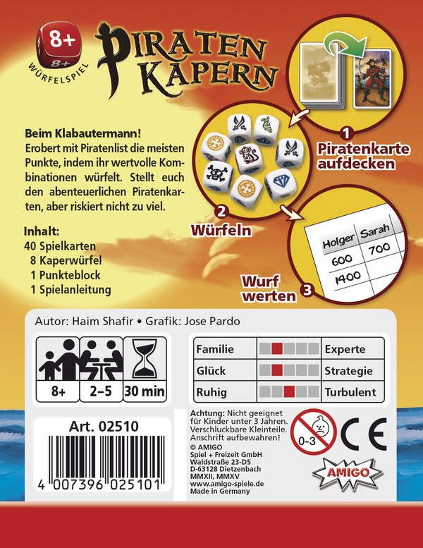 EAN 4007396025101 - Amigo 02510 juego de tablero Juego De Cartas Acumulación imagen 3