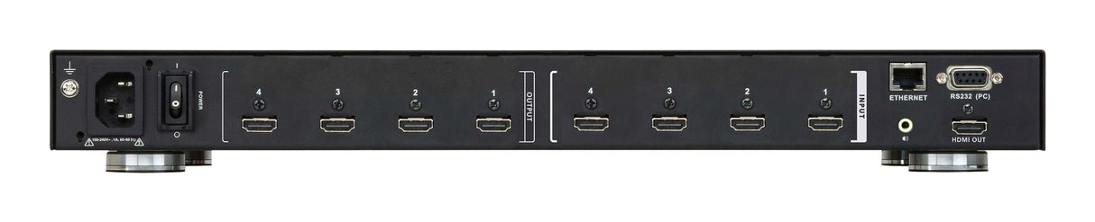 Matrix Switch Hdmi 4x4 Con Escalador, Y Audio Aten Vm5404ha