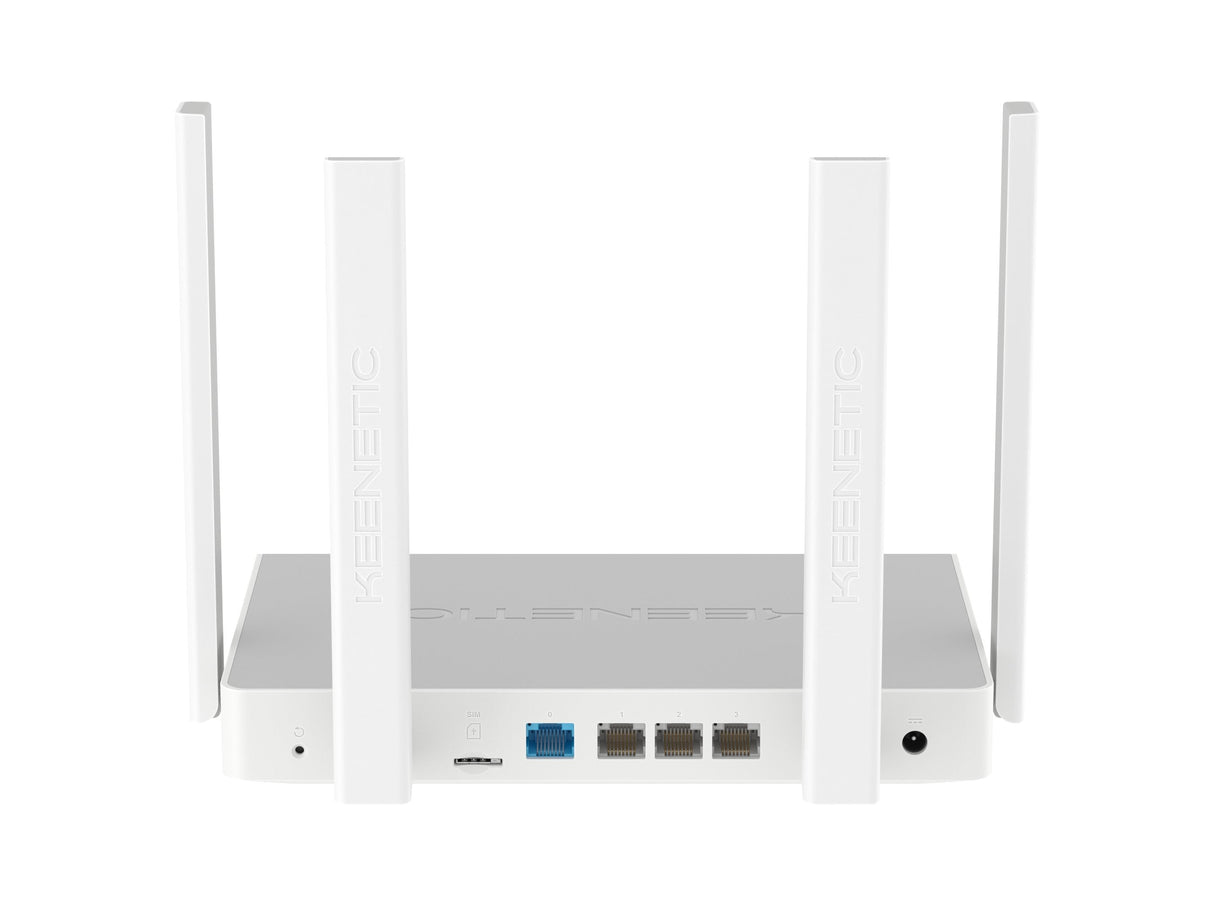 Wireless Router Keenetic Wireless Router 1800 Mbps Mesh Wi-Fi 6 Usb 3.0 4x10/100/1000m Number Of Antennas 4 4g Kn-2311-01eu