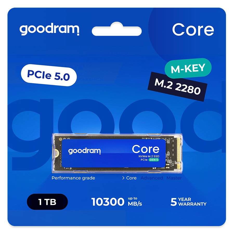 EAN 5908267913574 - Goodram SSDR-GRC01-1K0-80 unidad de estado sólido 1 TB M.2 PCI Express 5.0 NVMe 3D NAND imagen 2