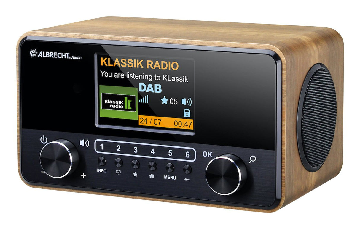 EAN 4032661278661 - Albrecht DR 866 Portátil Digital Negro, Madera imagen 1