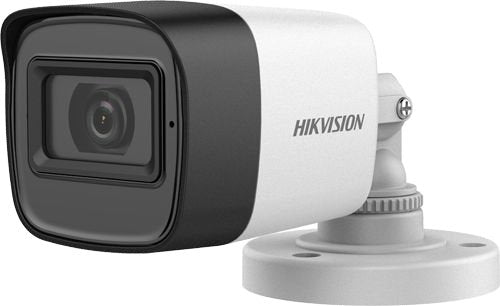 Cámara Bullet 4en1 5mp 2.8mm Ir30 Ip67 Mic Hikvision