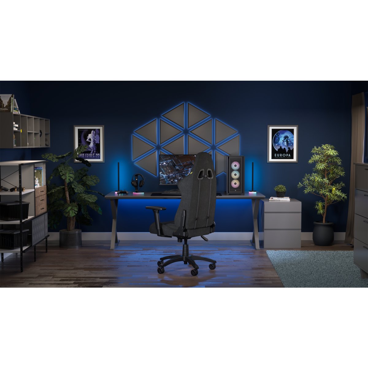 EAN 840006694915 - Corsair TC100 RELAXED Silla para videojuegos universal Asiento acolchado Negro imagen 12