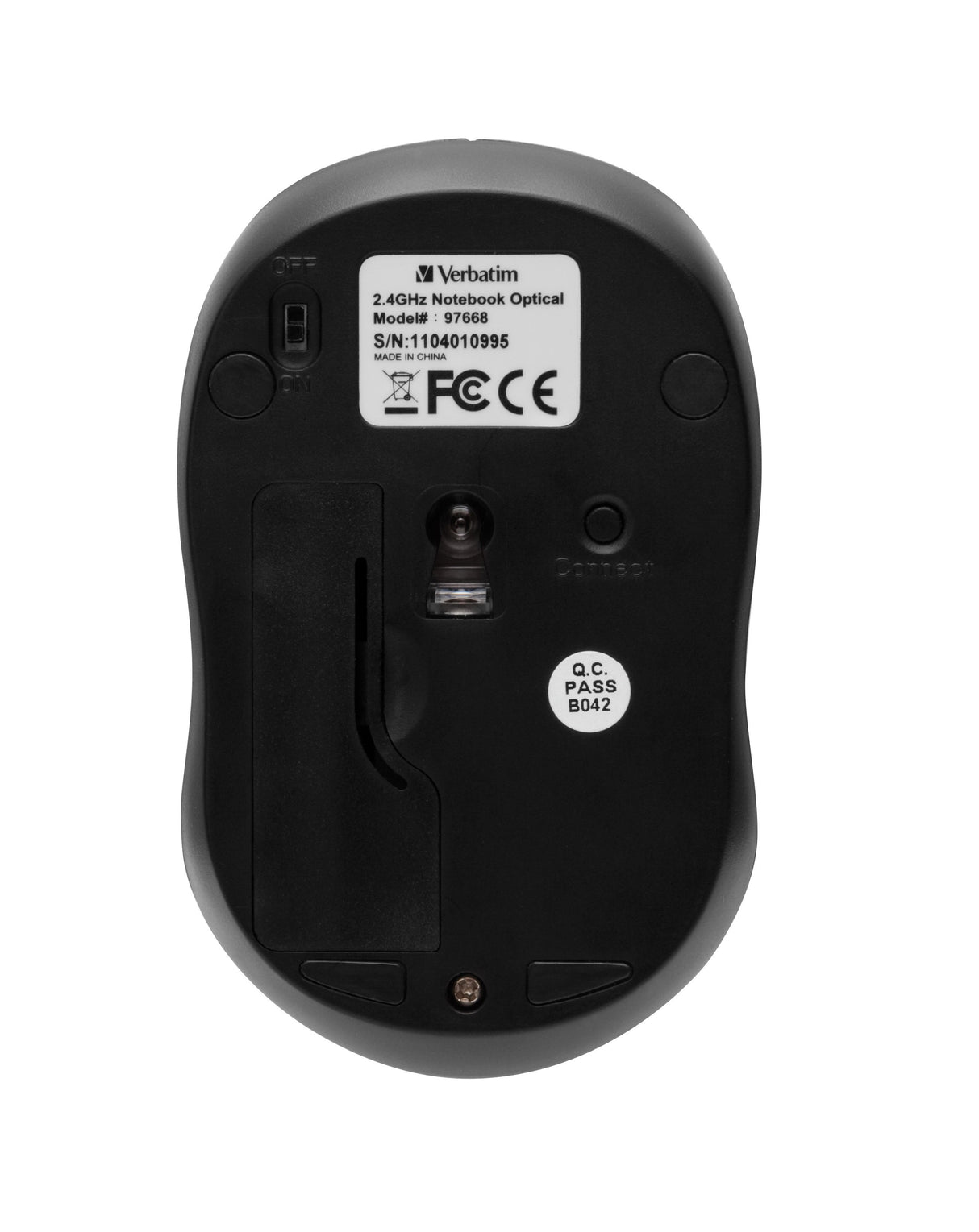 EAN 0023942490425 - Verbatim Go Nano ratón Oficina Ambidextro RF inalámbrico 1600 DPI imagen 4