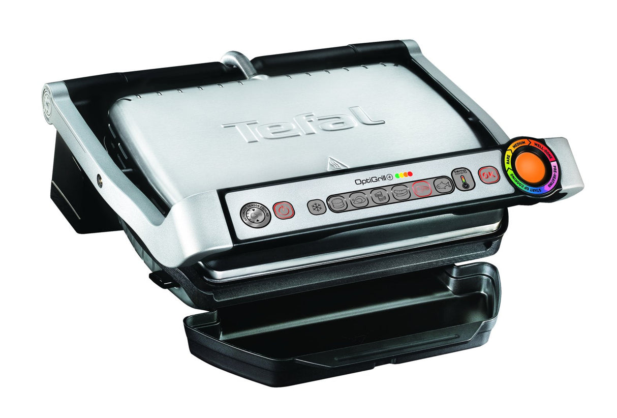 Parrilla Eléctrica Tefal Optigrill + Gc 716d Para Gofres 2000w)