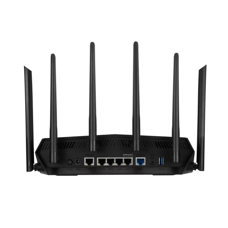 EAN 4711081897019 - ASUS TUF Gaming AX6000 router inalámbrico Gigabit Ethernet Doble banda (2,4 GHz / 5 GHz) Negro imagen 2