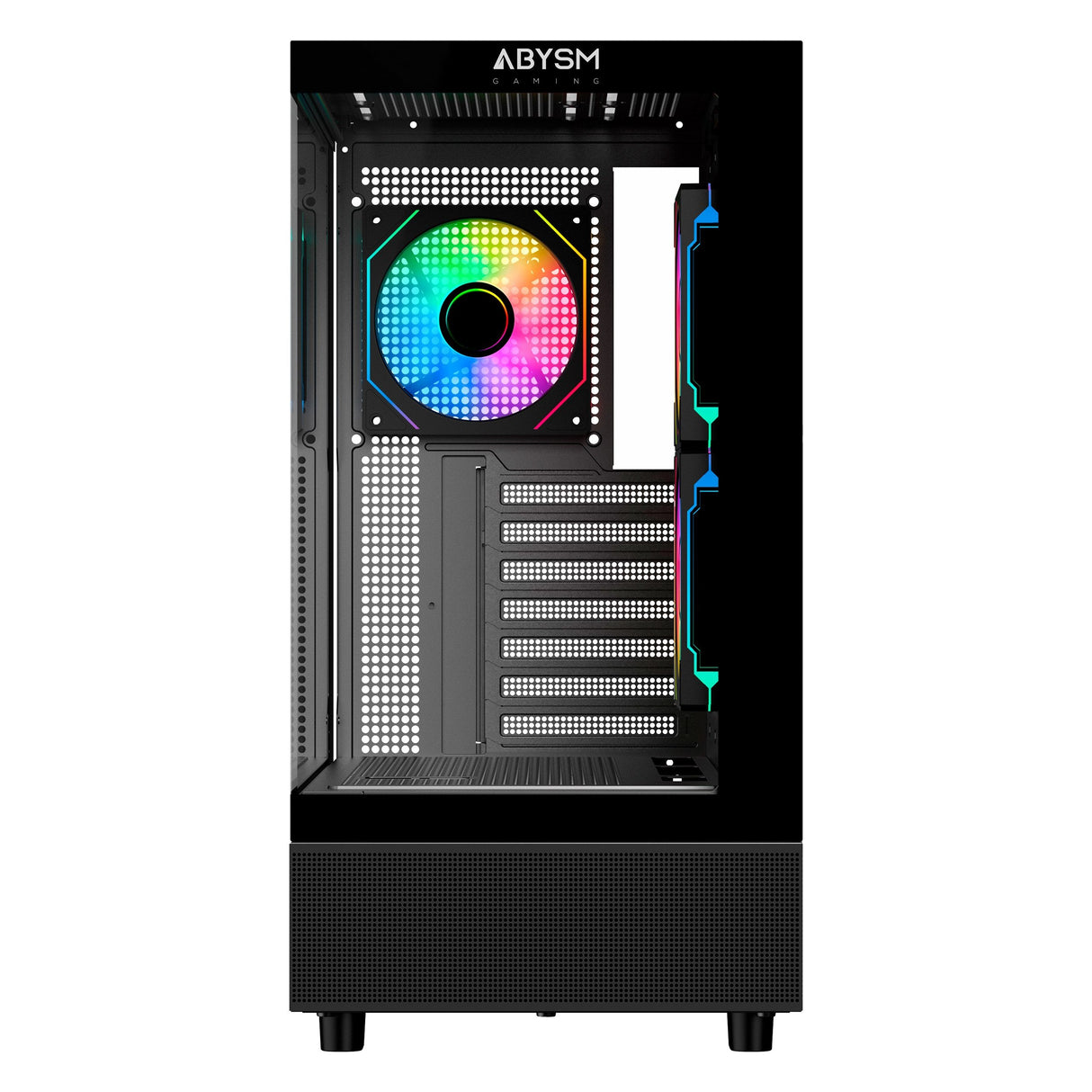 Caja Pc Abysm Danube Sava H400 Prime Black Atx, Mini-Itx, Micro Atx - Lateral Y Frontal Cristal Templado - 3.5" Y