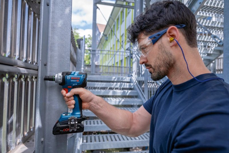 EAN 4059952610528 - Bosch GDS 18V-330 HC PROFESSIONAL 1/2" 2800 RPM 560 Nm Negro, Azul, Rojo imagen 5