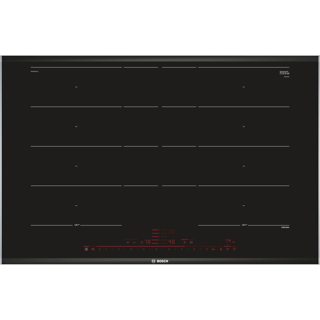 EAN 4242002839769 - Bosch Serie 8 PXY875DC1E hobs Negro Integrado 81 cm Con placa de inducción 4 zona(s) imagen 2