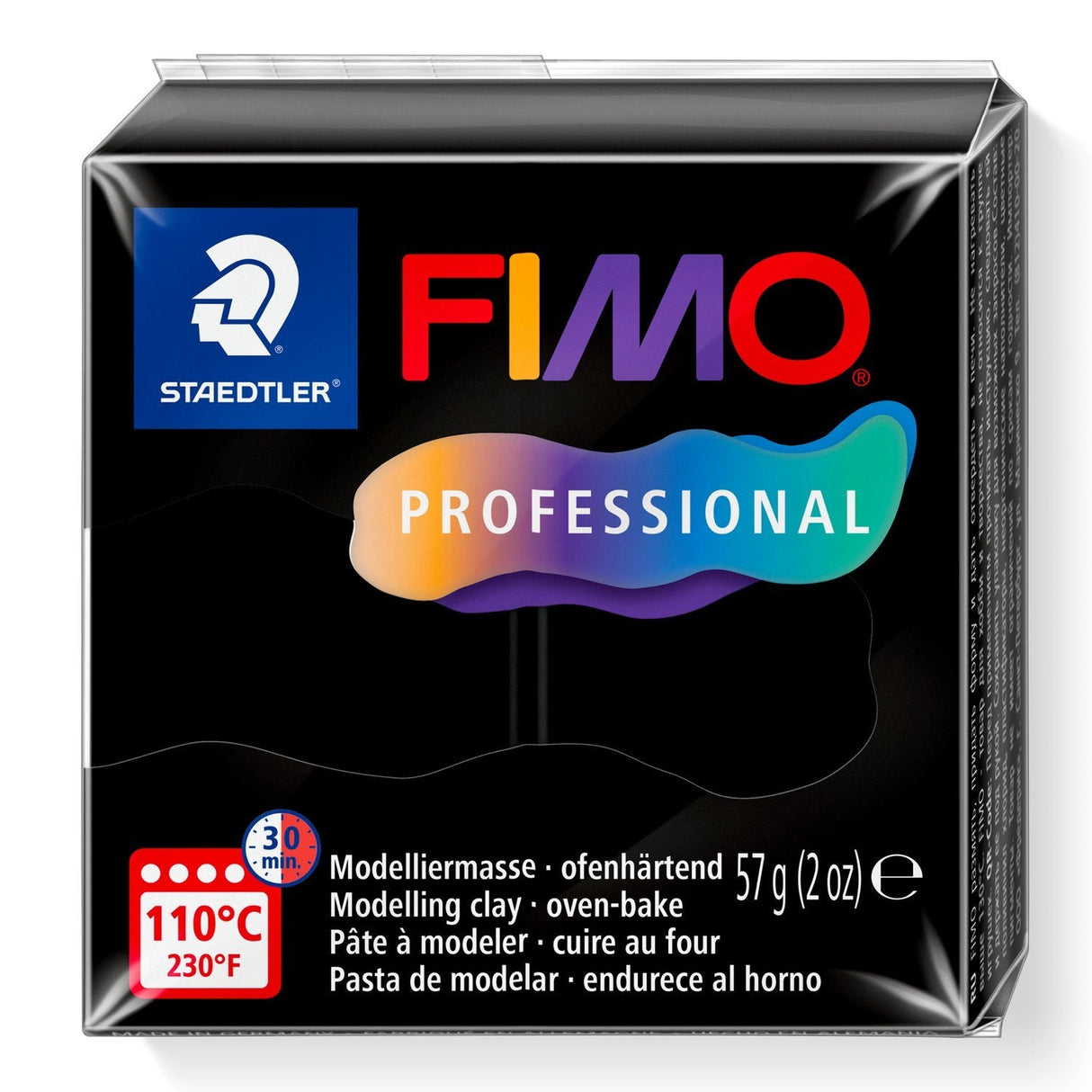 Fimo Mod.Masse Fimo Prof 57g Negro