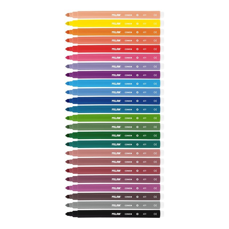 EAN 8411574008354 - Milan 24 MAXI Beige, Negro, Azul, Marrón, Verde, Gris, Marina, Naranja, Pastel, Melocotón, Rosa, Púrpura, imagen 2