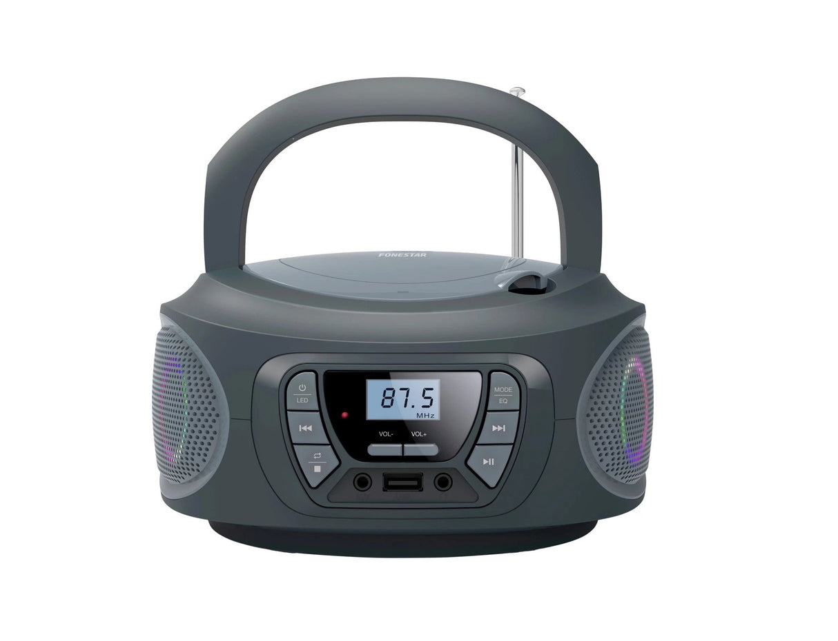 Radio Cd Fonestar Boom-One-G 13w Gris